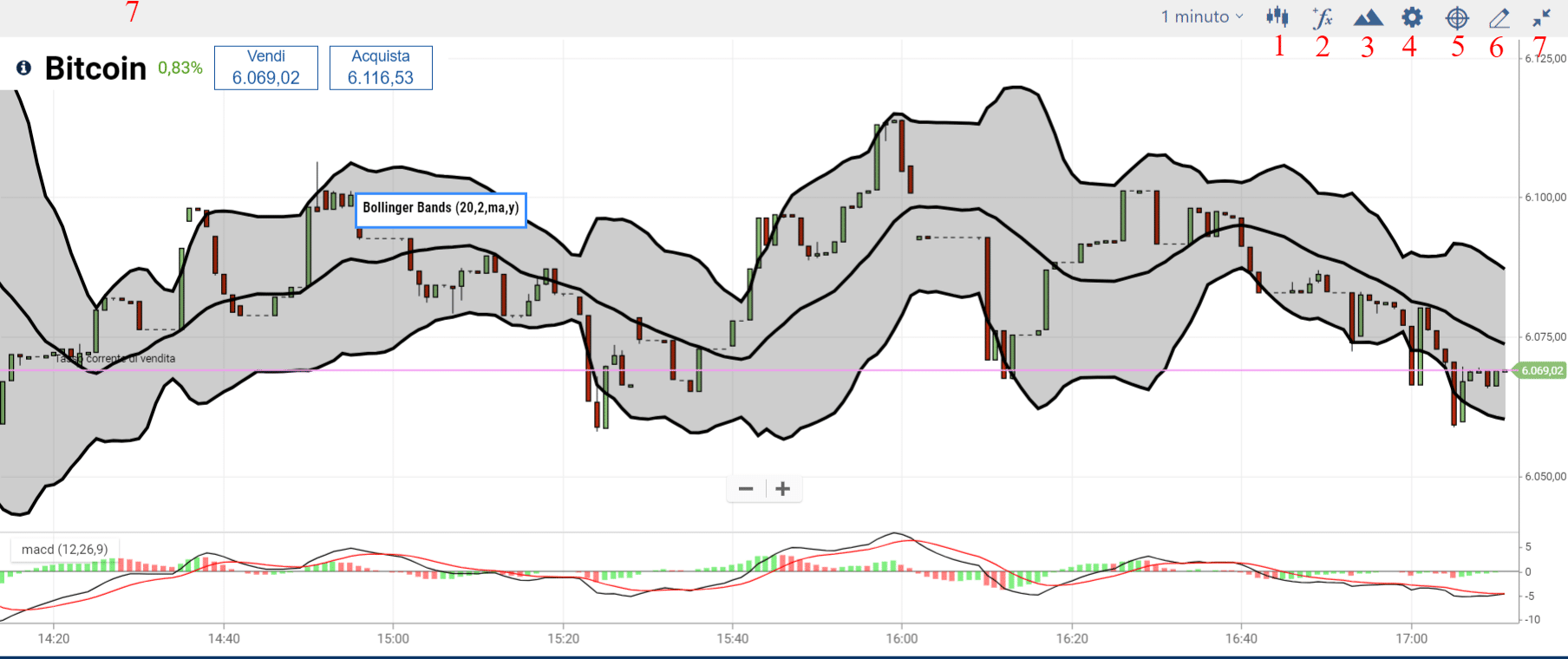 grafico a schermo intero plus500